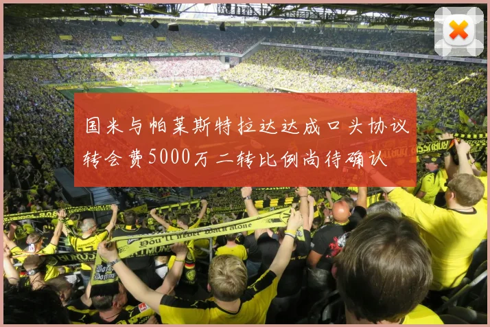 国米与帕莱斯特拉达达成口头协议转会费5000万二转比例尚待确认
